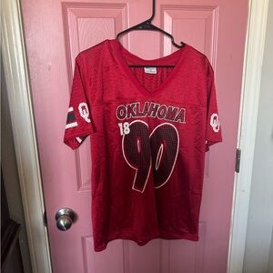 Knights Apparel Oklahoma Red Mesh Football Jersey